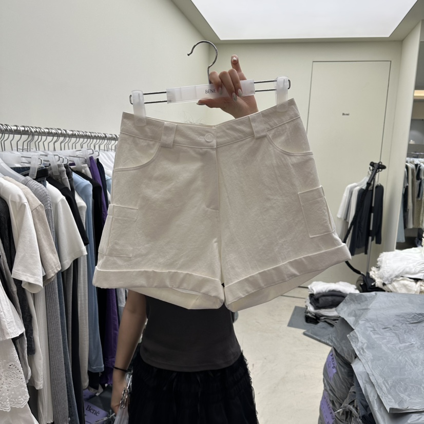 BENE韓國代購女士新品人氣熱賣26春夏時尚推薦職業休閑短褲BENE短褲圖色1