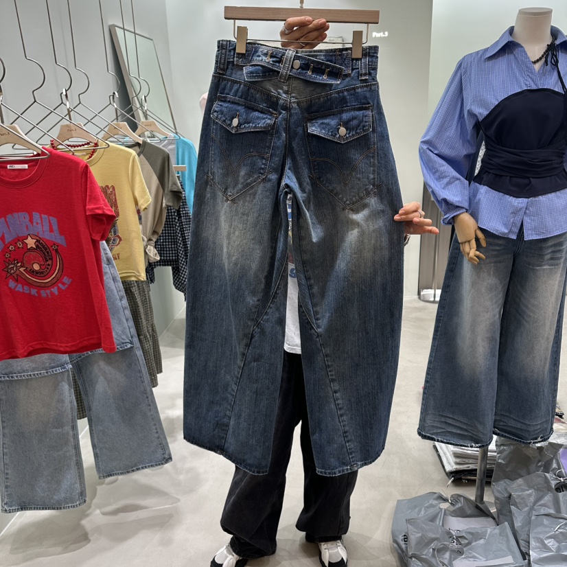 PART3韓國東大門代購女士新款休閑26春夏時尚人氣職業牛仔褲Part.3牛仔褲