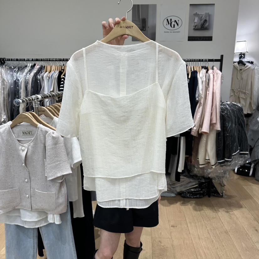 M.G.N韓國東大門直郵女裝新款職業26春夏套裝兩件套套裝MAGNET套裝圖色1