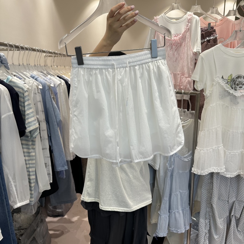 MIMME/LOOKK韓國直郵實拍女士新品推薦熱賣休閑職業短褲MIMME/LOOKK短褲圖色1白色