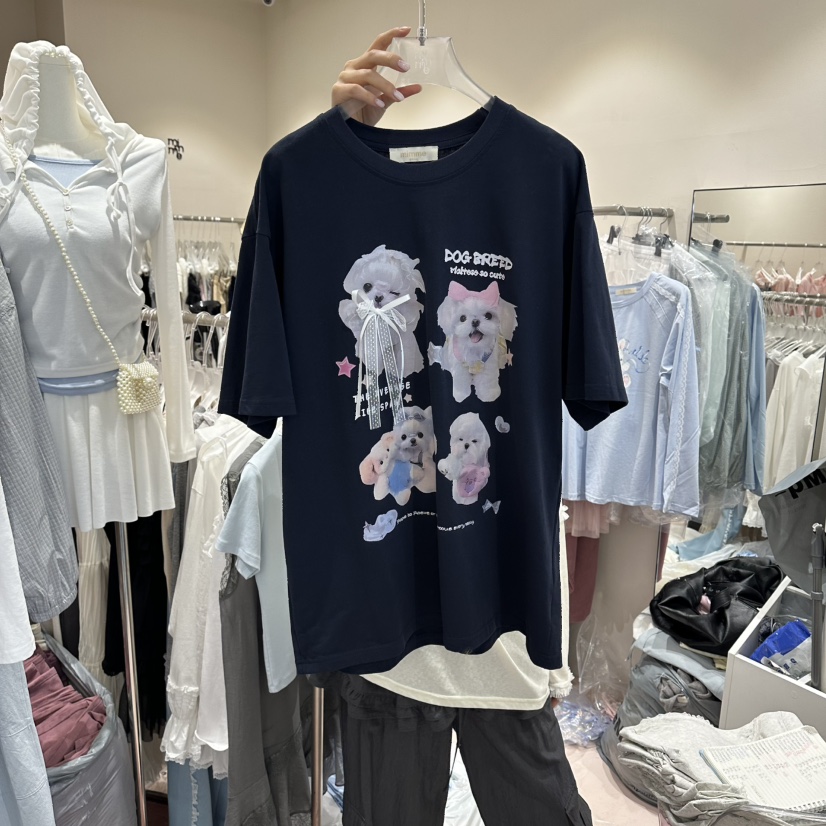 MIMME/LOOKK韓國直郵女裝新品時尚推薦26春夏人氣熱賣T恤MIMME/LOOKKT恤圖色1