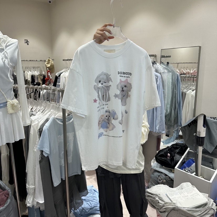 MIMME/LOOKK韓國直郵女裝新品時尚推薦26春夏人氣熱賣T恤MIMME/LOOKKT恤圖色2