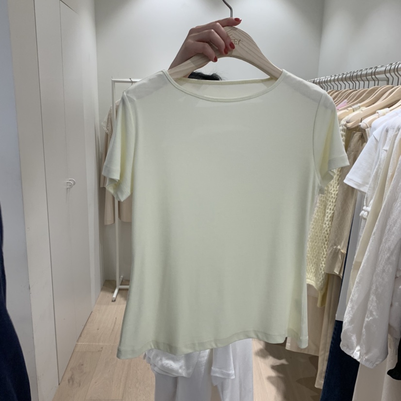 LIFFEY韓國東大門代購女裝新品推薦職業休閑26春夏T恤船領LIFFEYT恤圖色2
