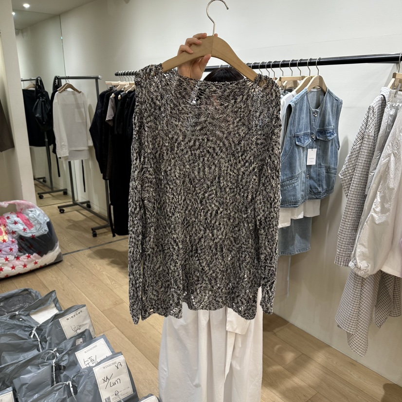 WINSOME韓國直郵實拍女裝新品熱賣時尚推薦針織衫不含配飾WINSOME針織衫圖色2