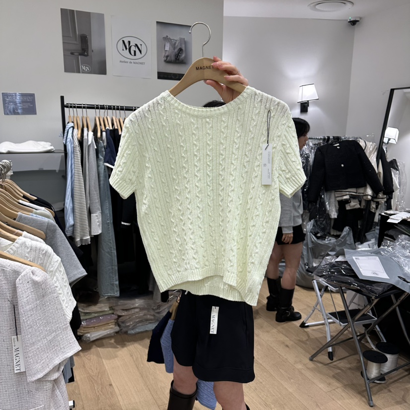 M.G.N韓國代購女裝新款時尚推薦休閑職業熱賣人氣針織衫MAGNET針織衫圖色2