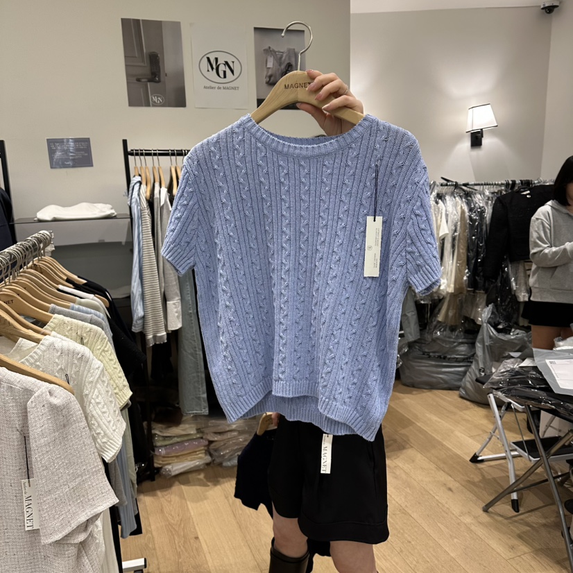 M.G.N韓國代購女裝新款時尚推薦休閑職業熱賣人氣針織衫MAGNET針織衫圖色3