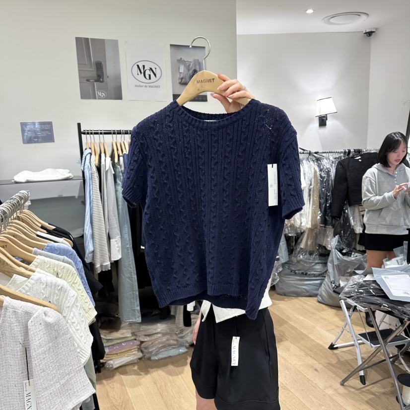 M.G.N韓國代購女裝新款時尚推薦休閑職業熱賣人氣針織衫MAGNET針織衫圖色4