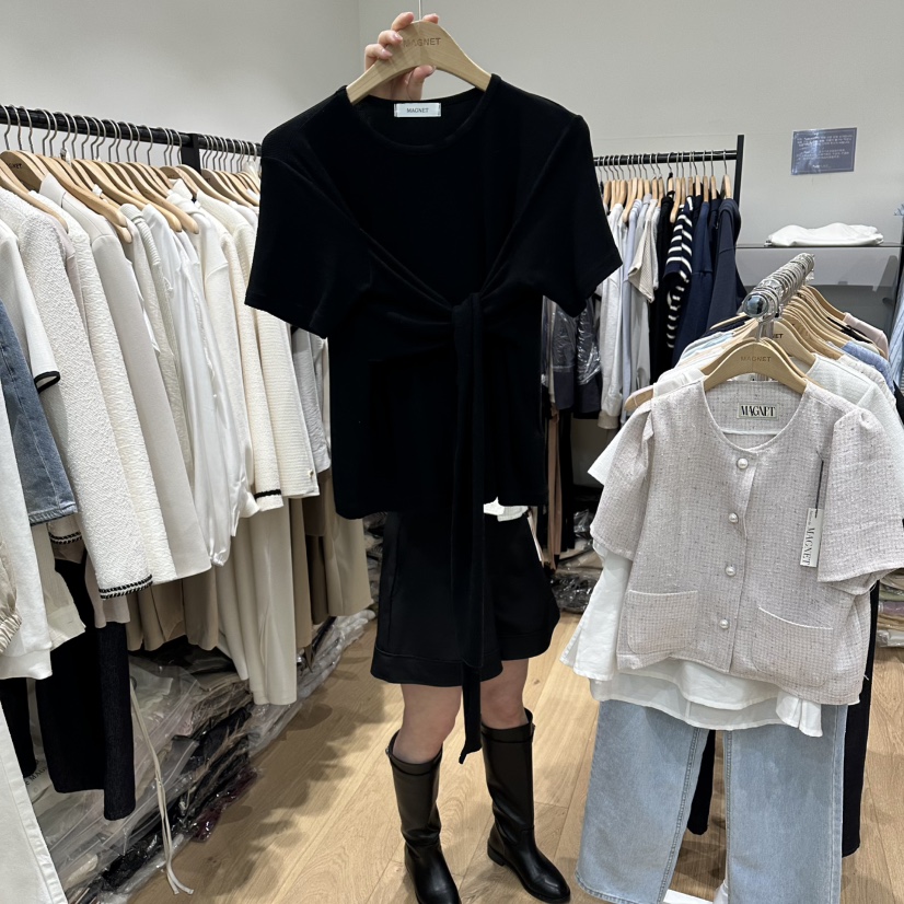 M.G.N韓國代購女士新品26春夏推薦休閑時尚職業熱賣T恤MAGNETT恤圖色4