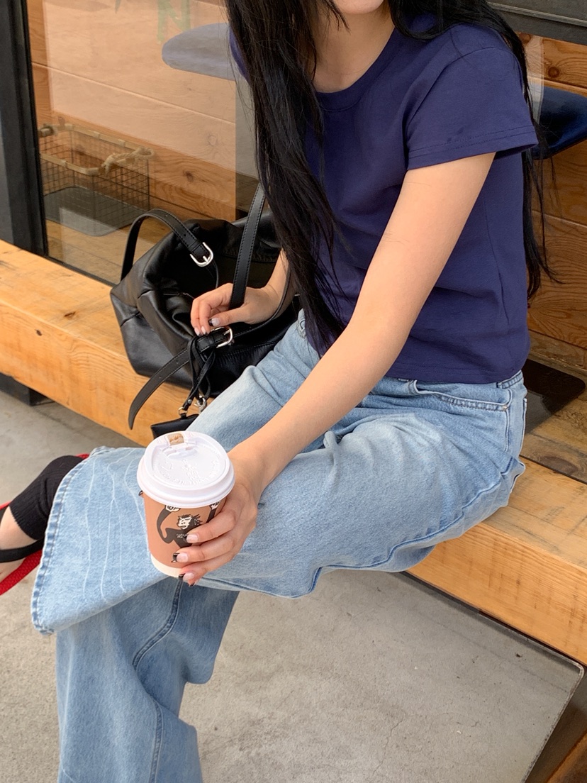 RIDGE-P韓國代購女裝新款人氣推薦職業時尚26春夏休閑T恤RIDGE-PT恤