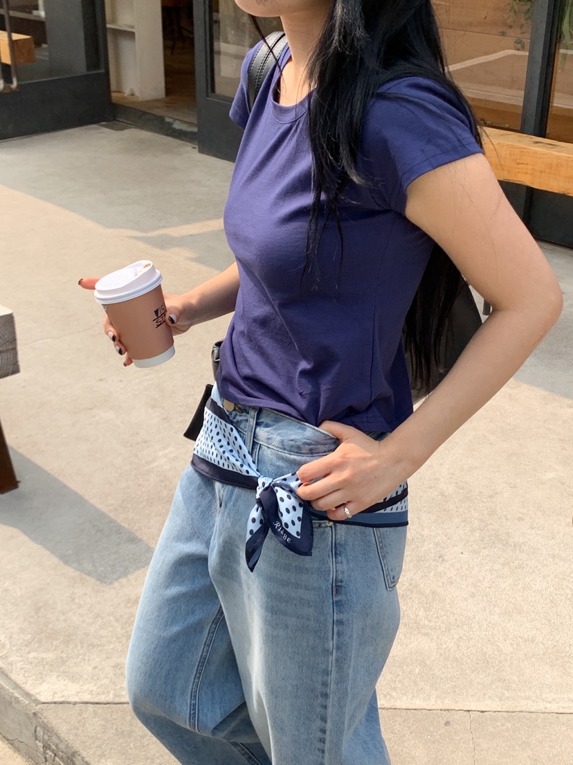 RIDGE-P韓國代購女裝新款人氣推薦職業時尚26春夏休閑T恤RIDGE-PT恤