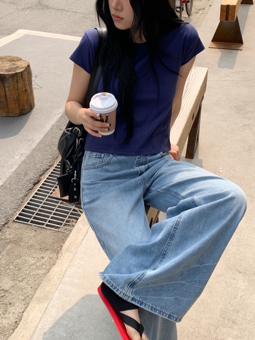 RIDGE-P韓國代購女裝新款人氣推薦職業時尚26春夏休閑T恤RIDGE-PT恤