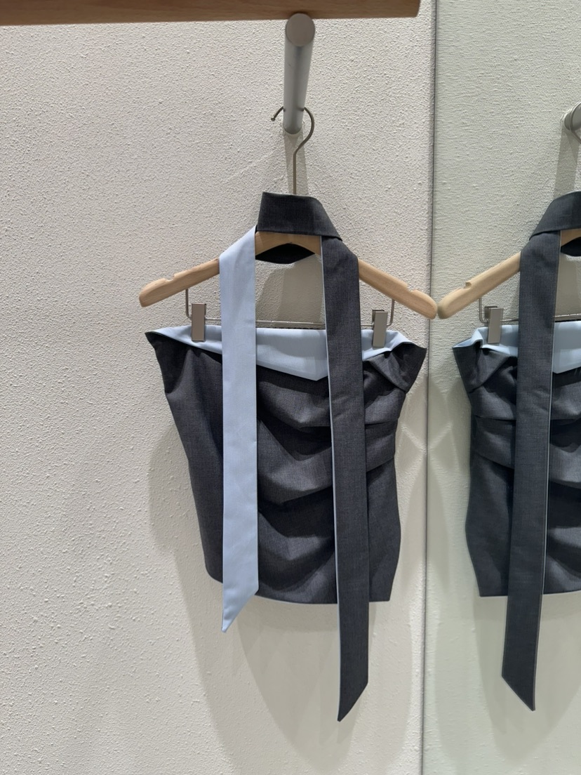 MARKE-P韓國代購女士新款推薦人氣職業26春夏吊帶背心含領帶MARKE-P吊帶/背心圖色1