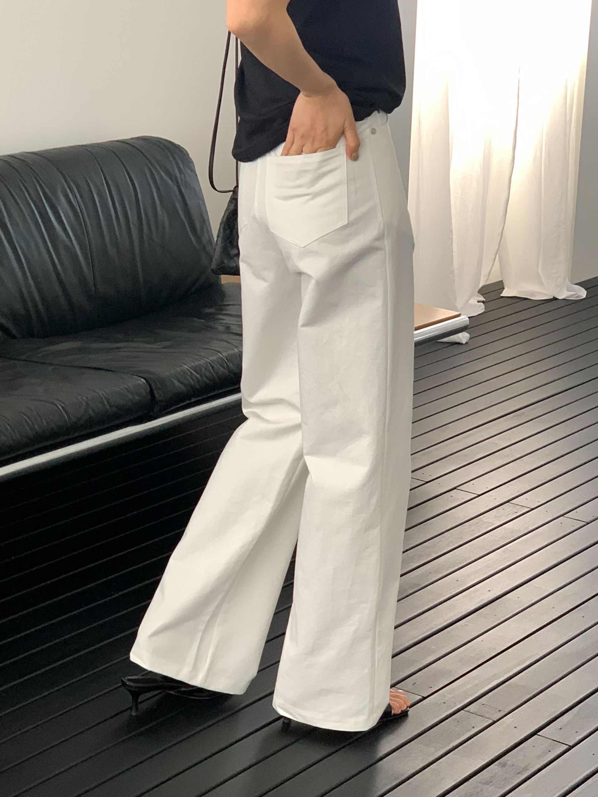 TONEOF/ARRICCHISI韓國直郵女裝新品時尚休閑26春夏牛仔褲OHEN牛仔褲