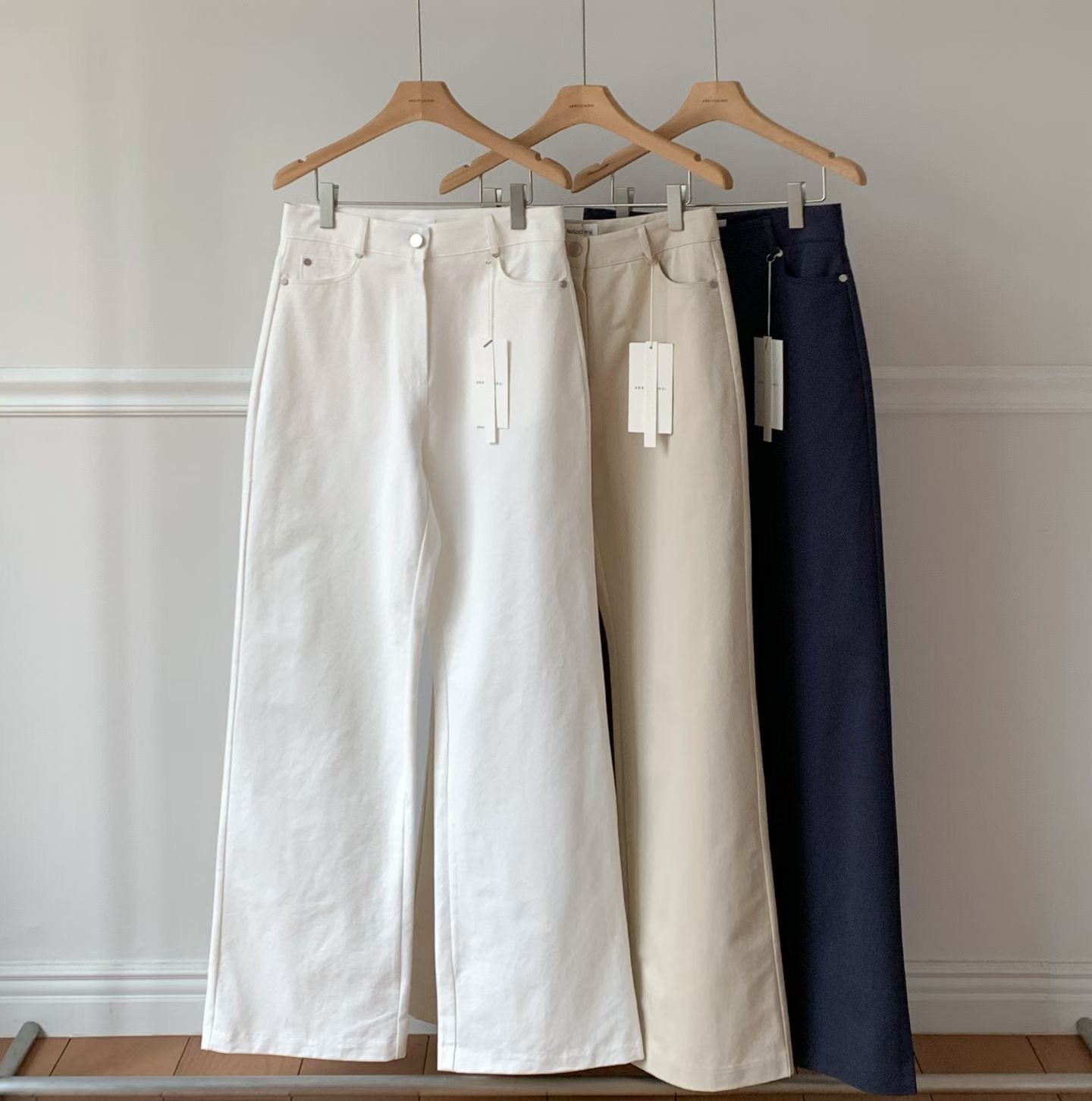 TONEOF/ARRICCHISI韓國直郵女裝新品時尚休閑26春夏牛仔褲OHEN牛仔褲圖色3左三色