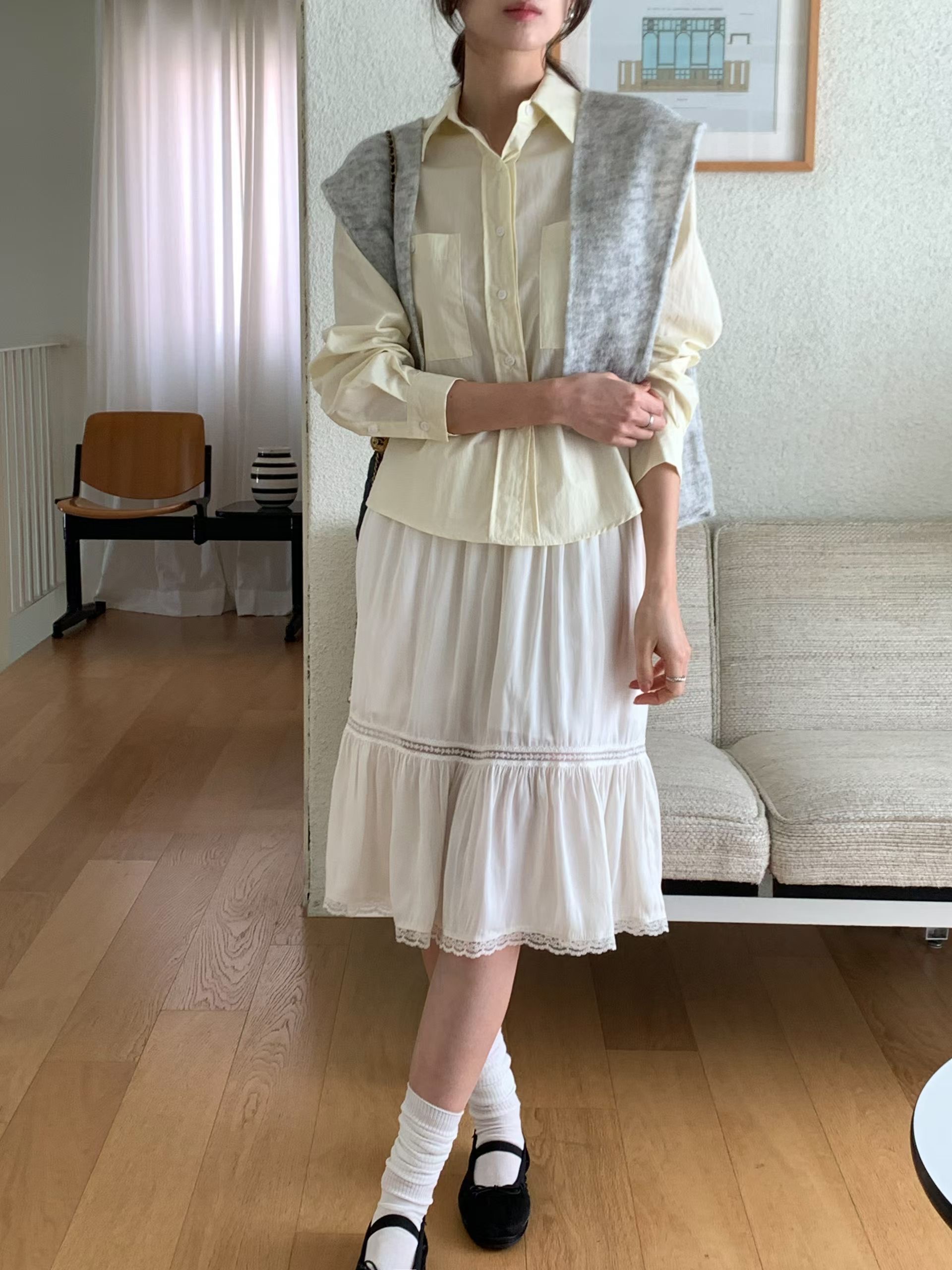 TONEOF/ARRICCHISI韓國東大門代購女士新品休閑半身裙中短裙OHEN半身裙/中短裙