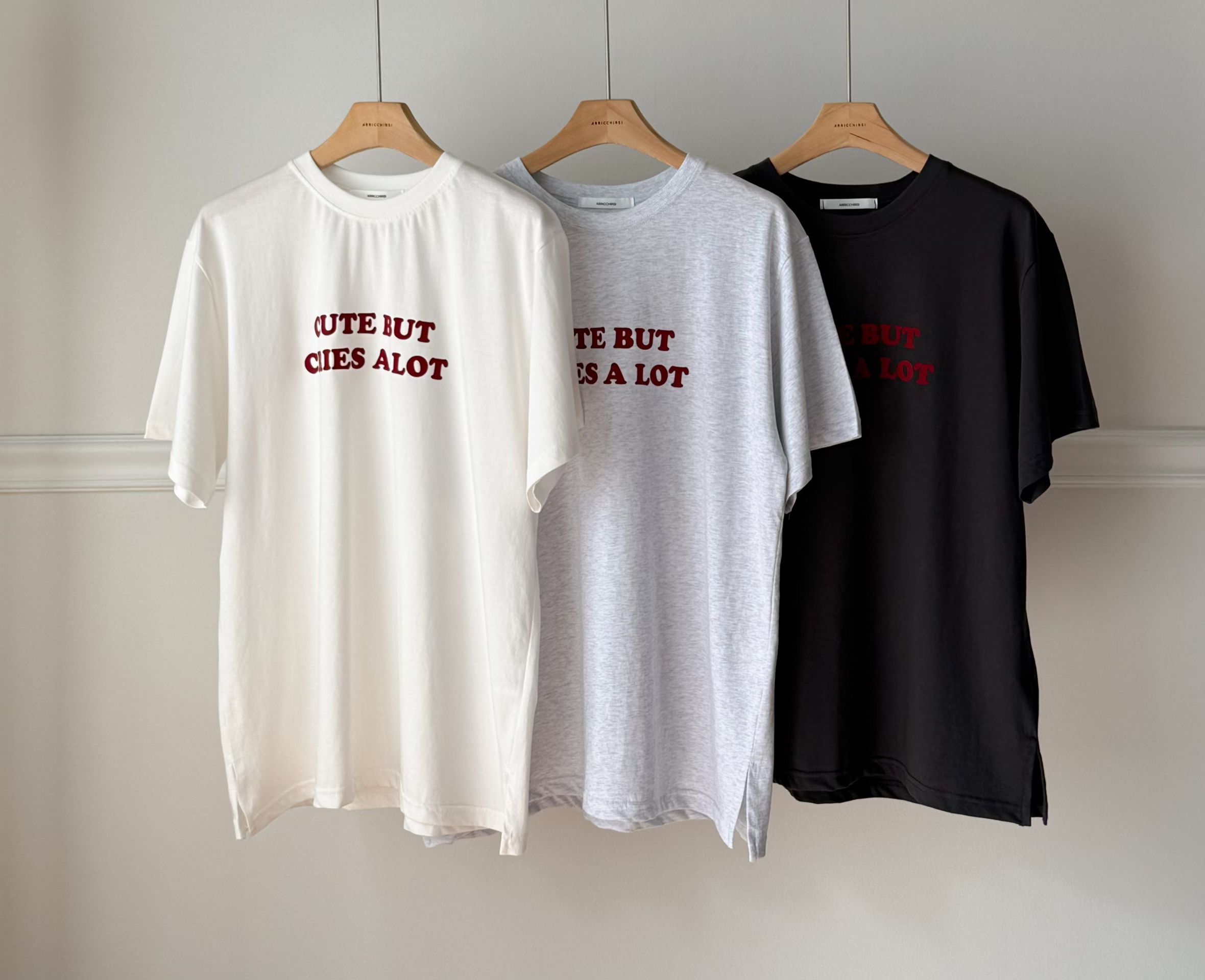 TONEOF/ARRICCHISI韓國直郵女士新款人氣休閑26春夏時尚T恤OHENT恤圖色3左三色