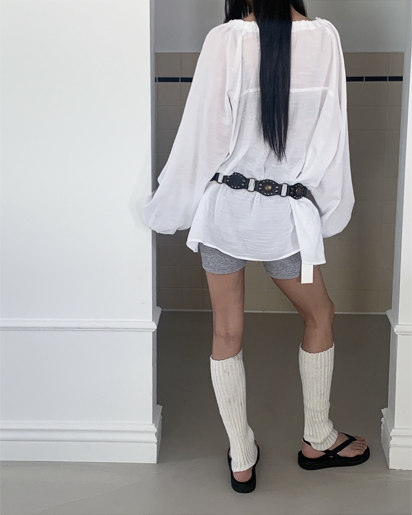 LIVE AID-P韓國代購女裝新品熱賣26春夏休閑襯衫蕾絲衫LIVE AID-P襯衫/蕾絲衫