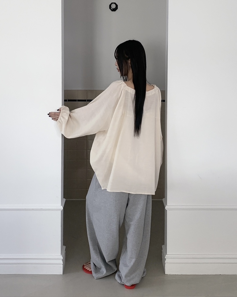 LIVE AID-P韓國代購女裝新品熱賣26春夏休閑襯衫蕾絲衫LIVE AID-P襯衫/蕾絲衫