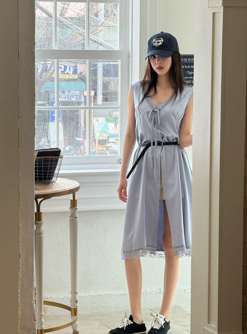 MARKE-P韓國代購女士新品人氣時尚推薦熱賣26春夏連衣裙蕾絲MARKE-P連衣裙