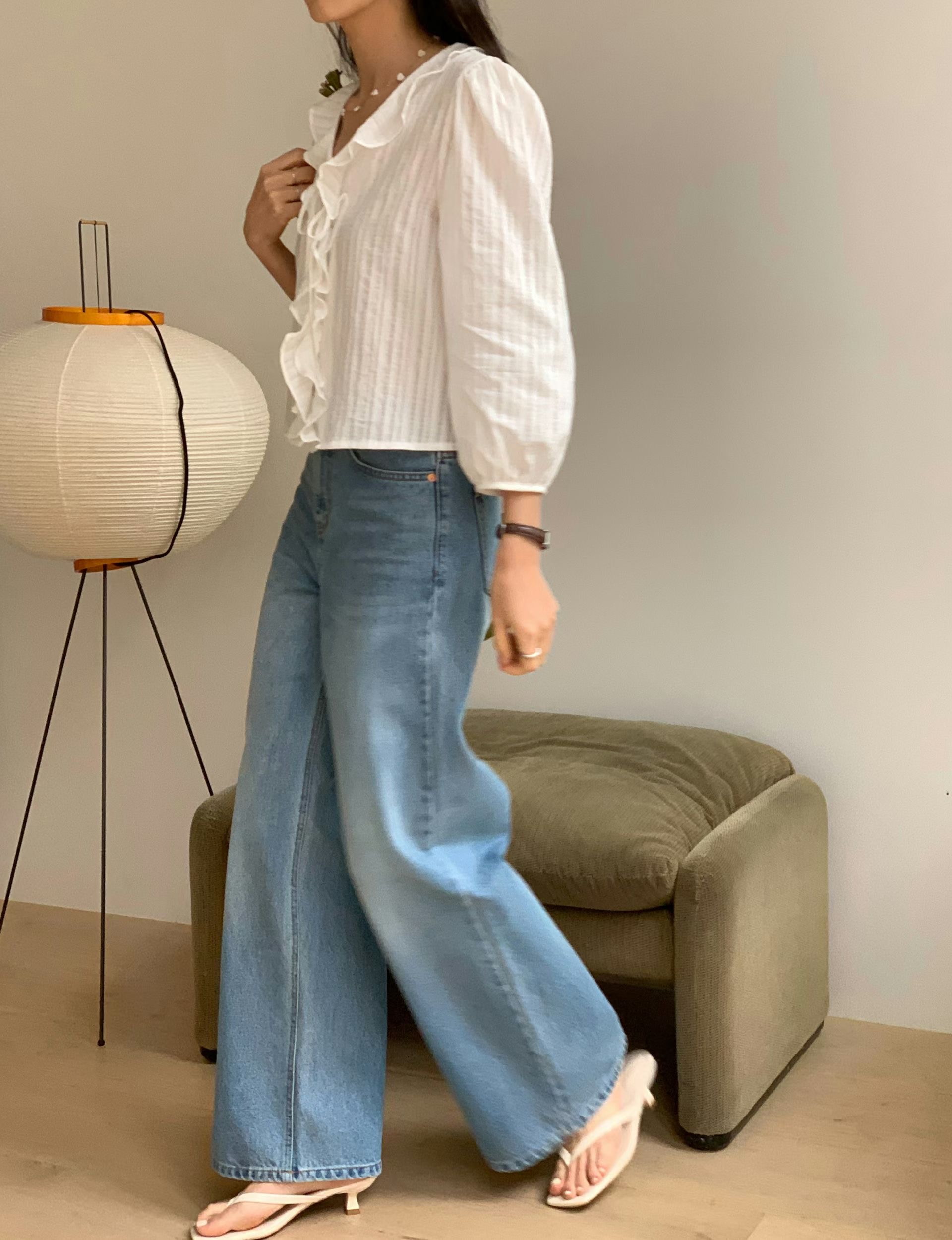 TONEOF/ARRICCHISI韓國東大門代購女士新品人氣襯衫蕾絲衫OHEN襯衫/蕾絲衫