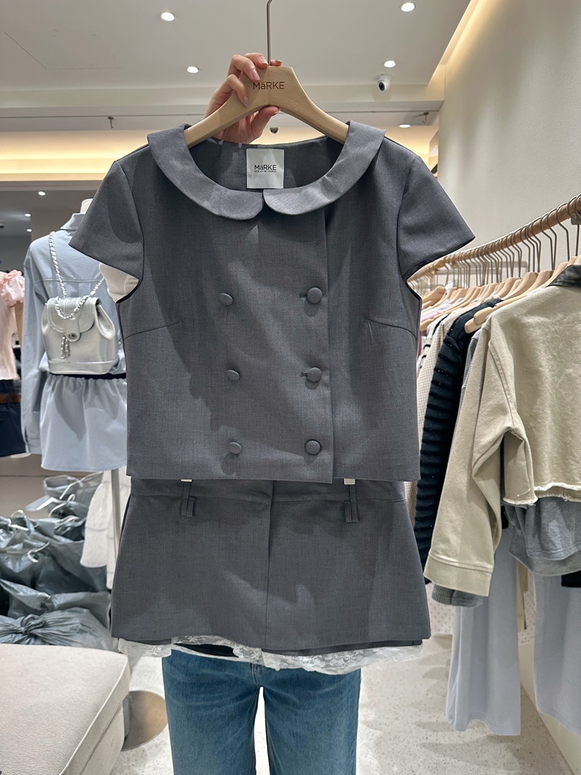 MARKE-P韓國東大門直郵女裝新品人氣職業裙褲不含腰帶蕾絲MARKE-P裙褲