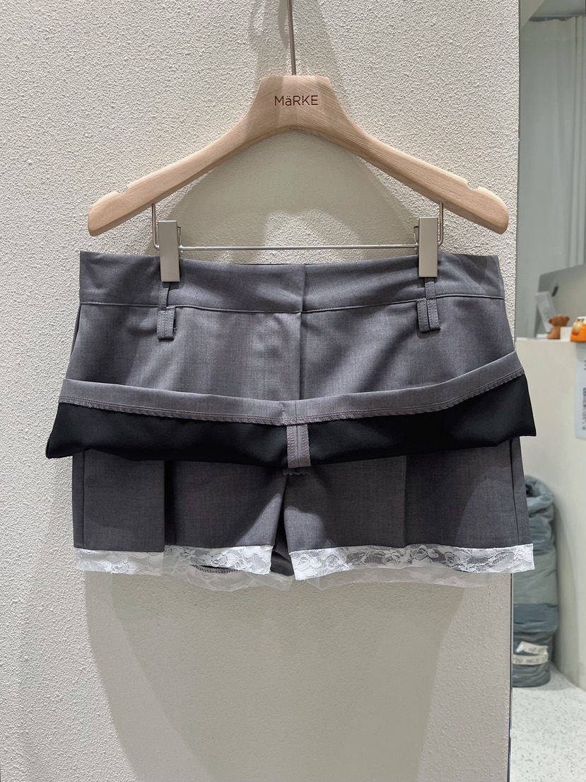 MARKE-P韓國東大門直郵女裝新品人氣職業裙褲不含腰帶蕾絲MARKE-P裙褲