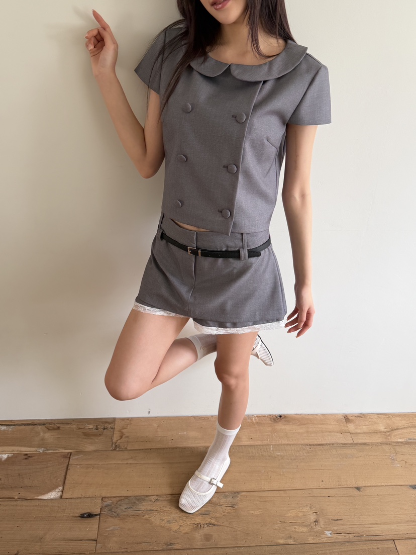 MARKE-P韓國東大門直郵女裝新品人氣職業裙褲不含腰帶蕾絲MARKE-P裙褲