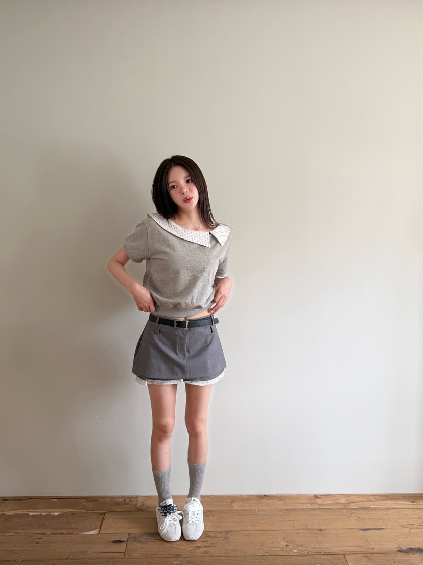 MARKE-P韓國東大門直郵女裝新品人氣職業裙褲不含腰帶蕾絲MARKE-P裙褲