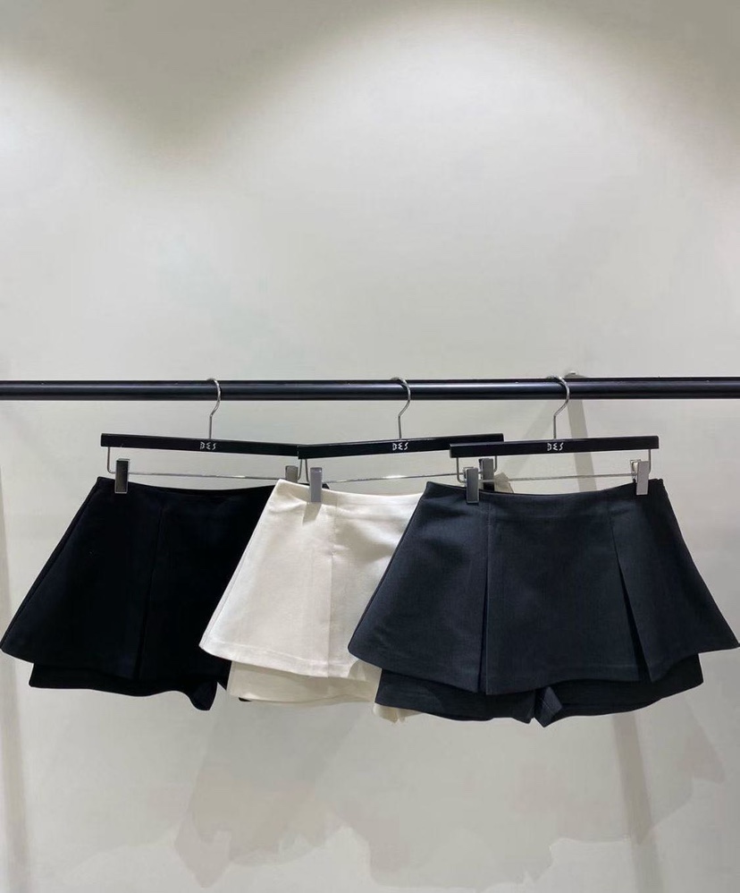 BES韓國直郵實拍女裝新品熱賣休閑時尚人氣26春夏裙褲雙層BES SEOUL裙褲