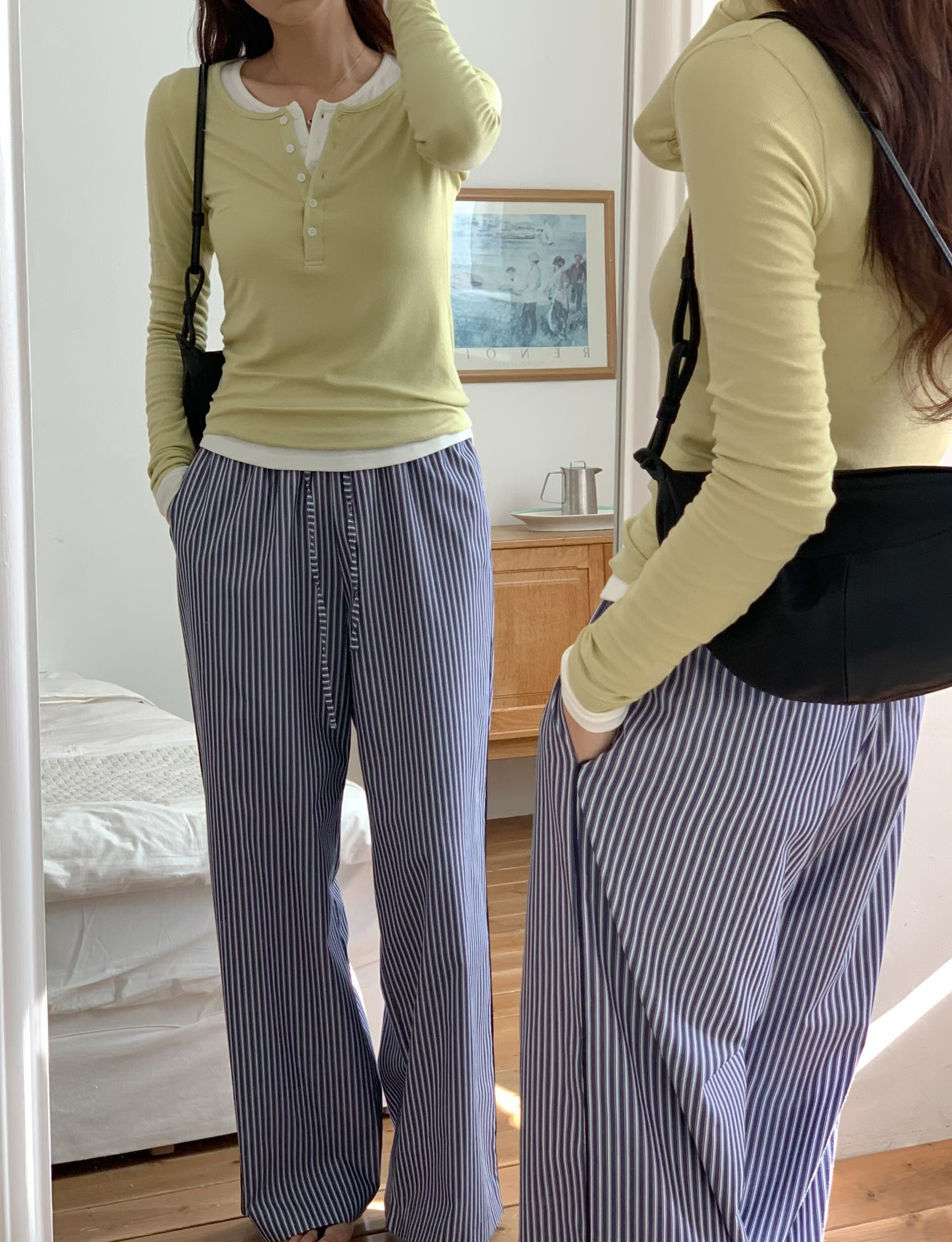 TONEOF/ARRICCHISI韓國直郵女士新品時尚長袖T恤不含內搭OHEN長袖T恤