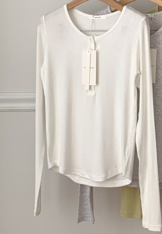 TONEOF/ARRICCHISI韓國直郵女士新品時尚長袖T恤不含內搭OHEN長袖T恤圖色1