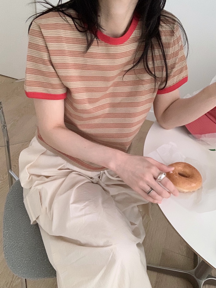 PLANTS ON GRAY韓國直郵實拍女裝新品推薦熱賣26春夏T恤PLANTS ON GRAYT恤