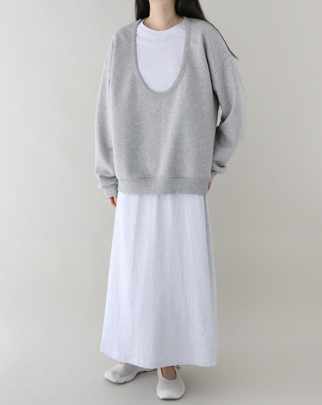 PLANTS ON GRAY韓國東大門直郵女裝新款推薦連衣裙不含內搭口袋棉質PLANTS ON GRAY連衣裙