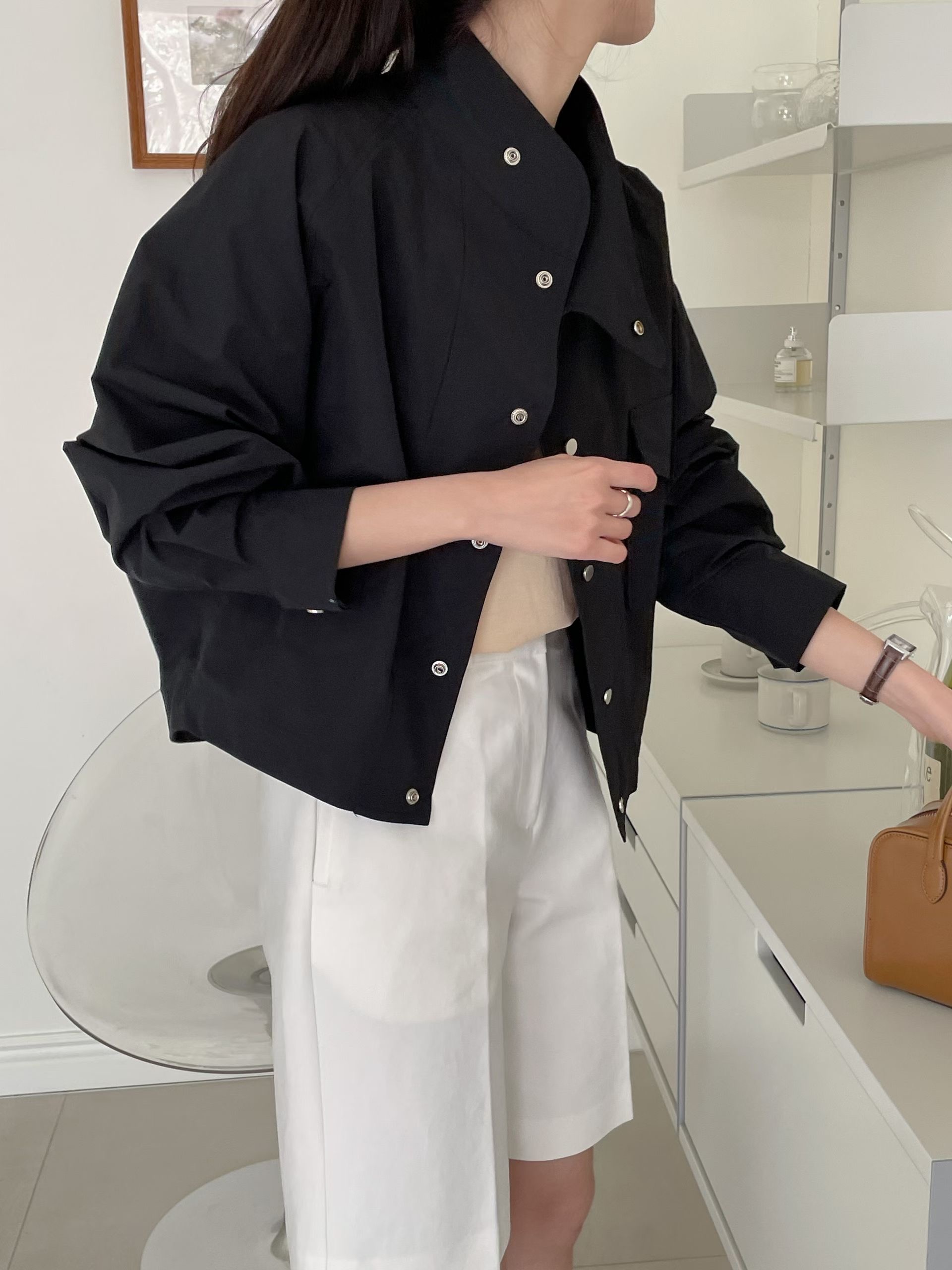 TONEOF/ARRICCHISI韓國代購女裝新品人氣熱賣休閑職業夾克OHEN夾克圖色1