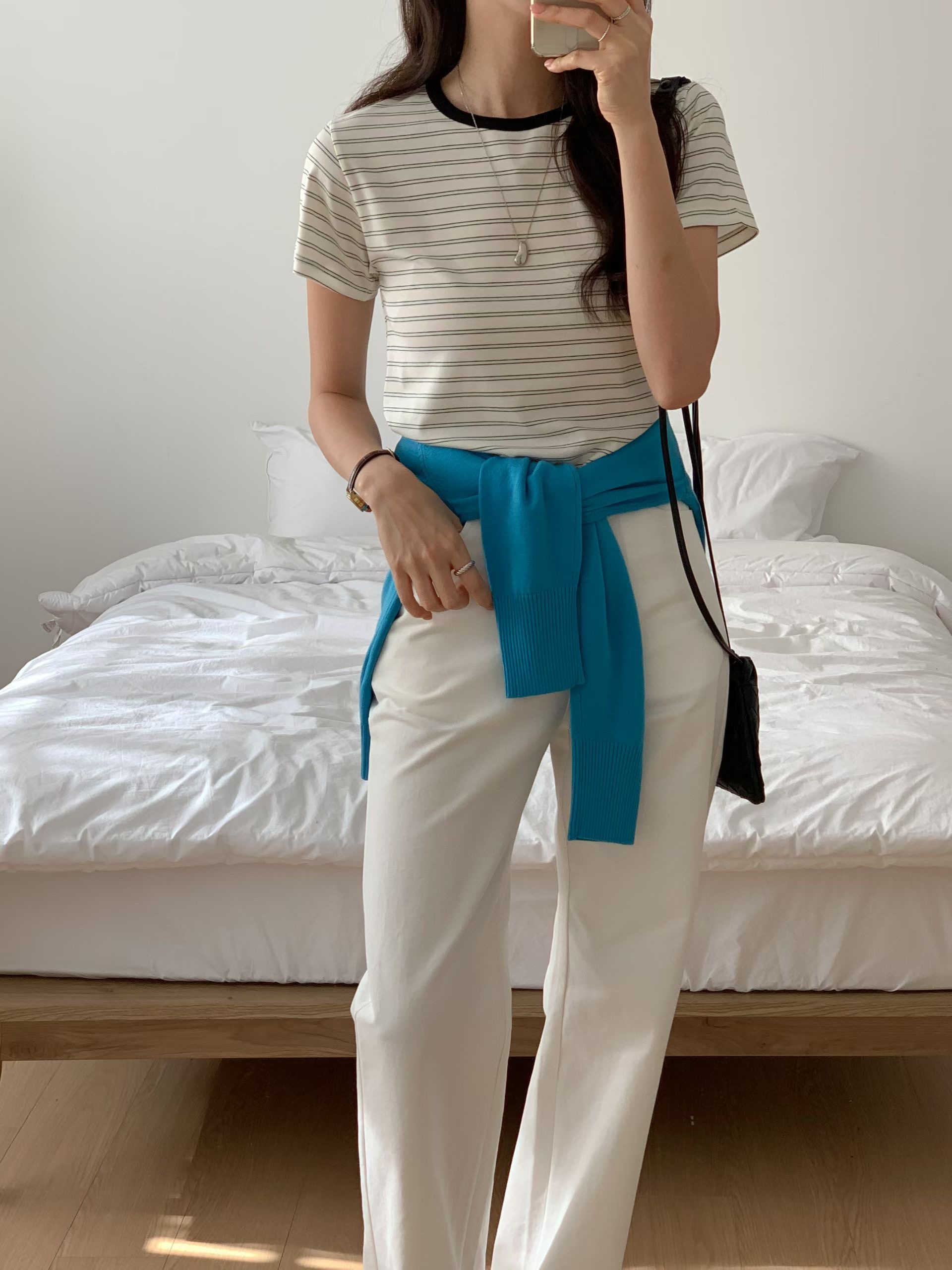 TONEOF/ARRICCHISI韓國東大門直郵女裝新款推薦職業休閑T恤OHENT恤