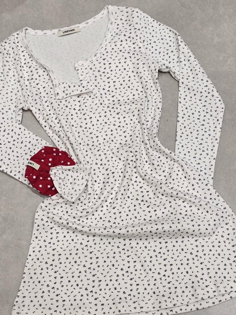 LIKEVAM韓國直郵實拍女裝新款時尚休閑熱賣26春夏職業連衣裙LIKEVAM連衣裙圖色1