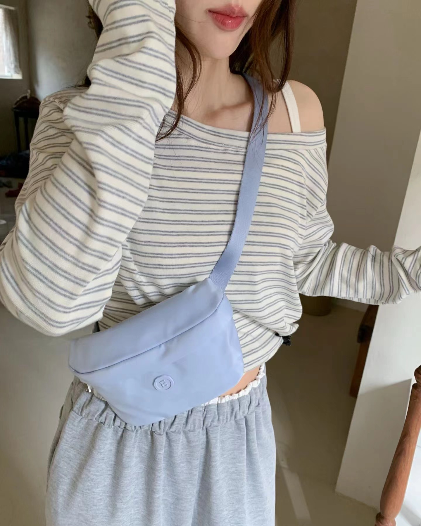 EZEDIARY韓國東大門直郵女裝新款休閑推薦時尚人氣長袖T恤EZEDIARY-2件起長袖T恤