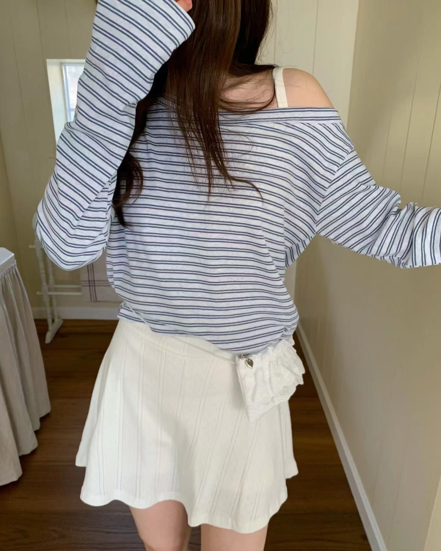 EZEDIARY韓國東大門直郵女裝新款休閑推薦時尚人氣長袖T恤EZEDIARY-2件起長袖T恤