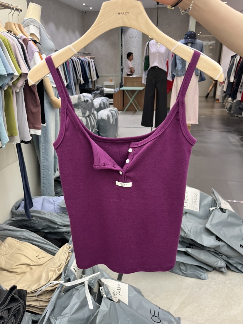 I MFACT韓國東大門直郵女裝新品時尚職業吊帶背心不含內搭I MFACT吊帶/背心圖色4
