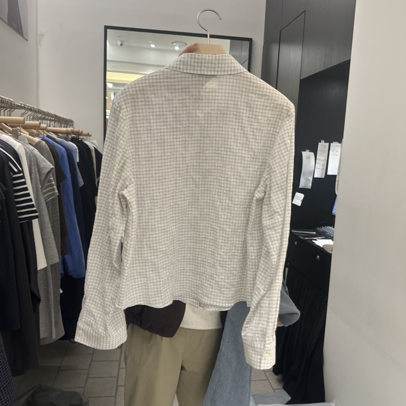 REGULARLY/PLACOR韓國東大門代購女士新款職業襯衫蕾絲衫格子REGULARLY/PLACOR襯衫/蕾絲衫