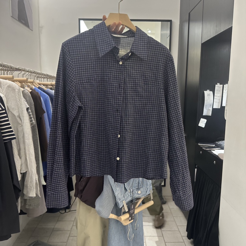 REGULARLY/PLACOR韓國東大門代購女士新款職業襯衫蕾絲衫格子REGULARLY/PLACOR襯衫/蕾絲衫圖色2