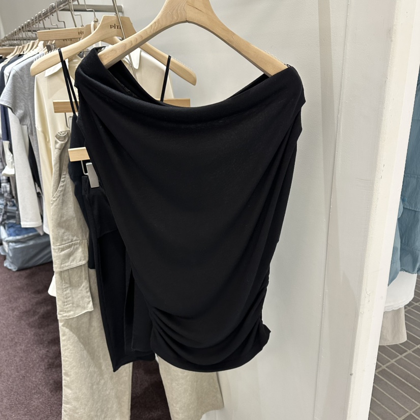 PITA/THEVERLIN韓國代購女士新品時尚休閑職業吊帶背心露肩PITA/THEVERLIN吊帶/背心