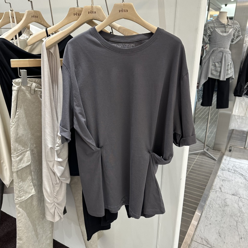 PITA/THEVERLIN韓國東大門直郵女士新款26春夏熱賣時尚T恤PITA/THEVERLINT恤圖色2