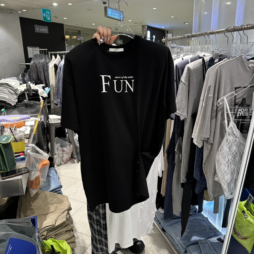 HERTZ-P韓國代購女裝新款職業推薦26春夏人氣休閑時尚T恤HERTZ-PT恤圖色2