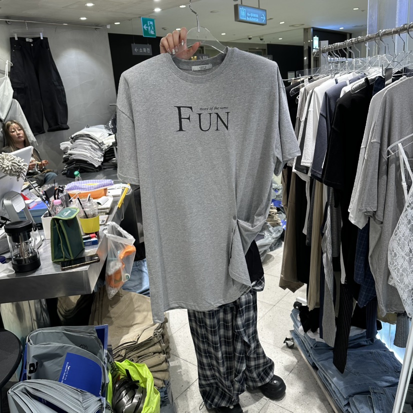 HERTZ-P韓國代購女裝新款職業推薦26春夏人氣休閑時尚T恤HERTZ-PT恤圖色3