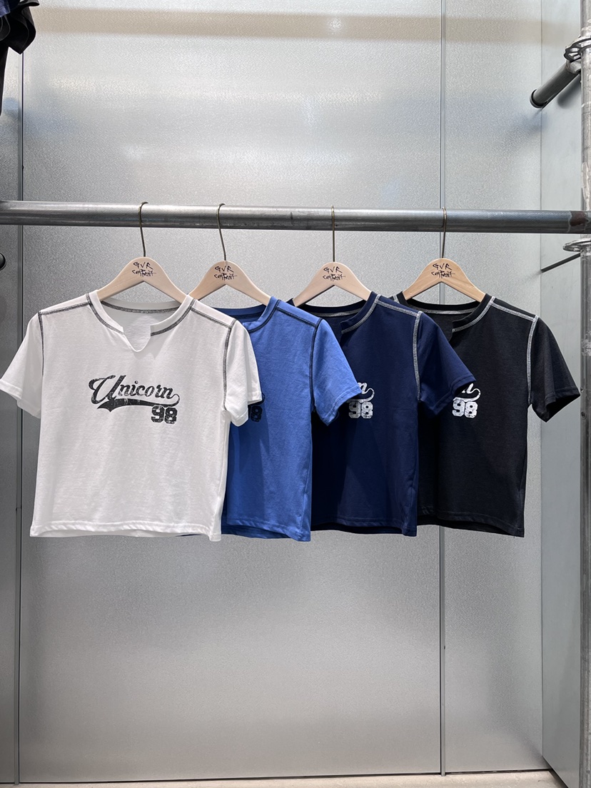 GVR COMPANY/RAWOO韓國直郵實拍女裝新品職業26春夏T恤GVR COMPANY/RAWOOT恤