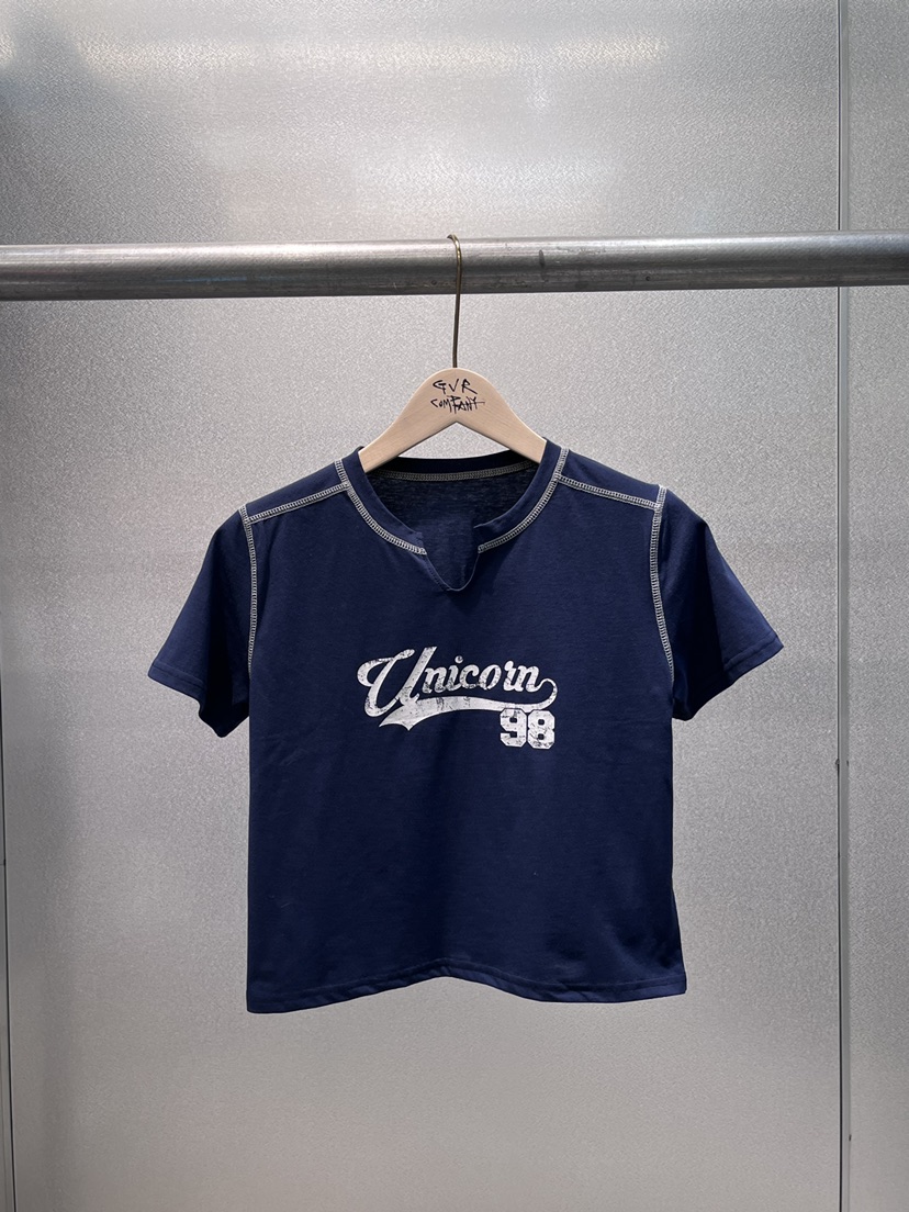 GVR COMPANY/RAWOO韓國直郵實拍女裝新品職業26春夏T恤GVR COMPANY/RAWOOT恤圖色3