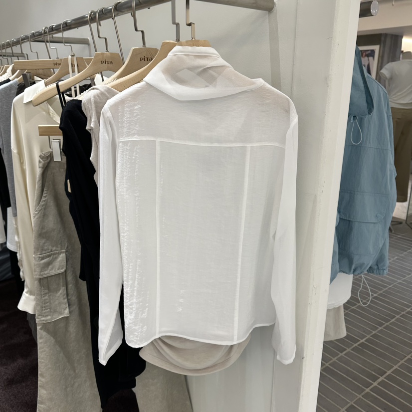 PITA/THEVERLIN韓國代購女裝新品職業人氣襯衫蕾絲衫V領PITA/THEVERLIN襯衫/蕾絲衫