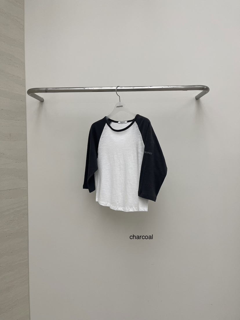 ATMOSPHERE韓國東大門直郵女士新品時尚推薦26春夏長袖T恤ATMOSPHERE/BLING長袖T恤圖色4木炭色