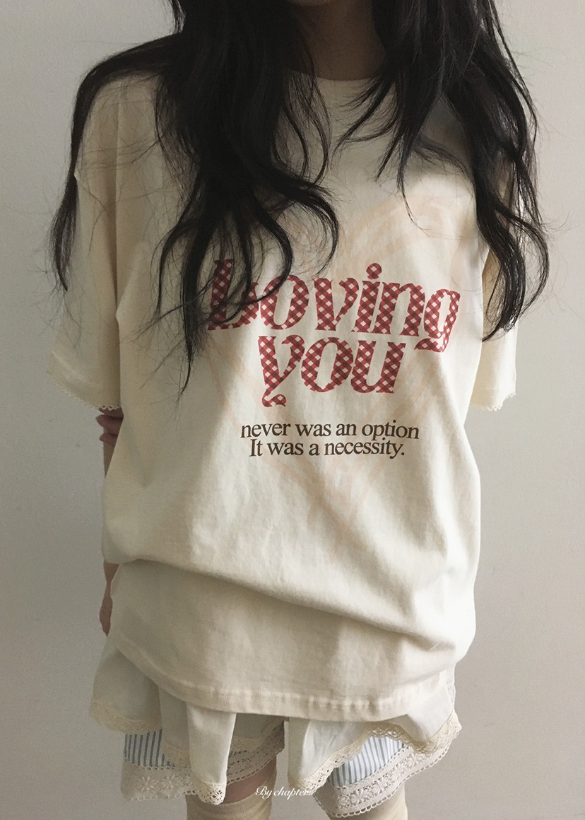 BY CHAPTER韓國直郵實拍女士新款休閑26春夏時尚推薦T恤BY ChapterT恤